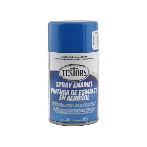 Testors TES1257T Transparent Blue Spray Paint - Testors - ModelCars.com