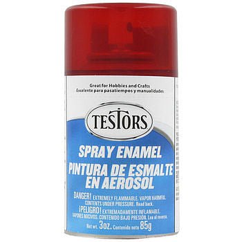 Testors TES1605T Custom Red Spray Paint - Testors - ModelCars.com
