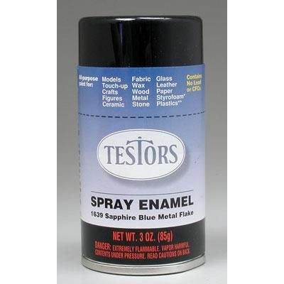 Testors TES1639T Custom Blue Metal Flake Paint-Testors-ModelCars.com