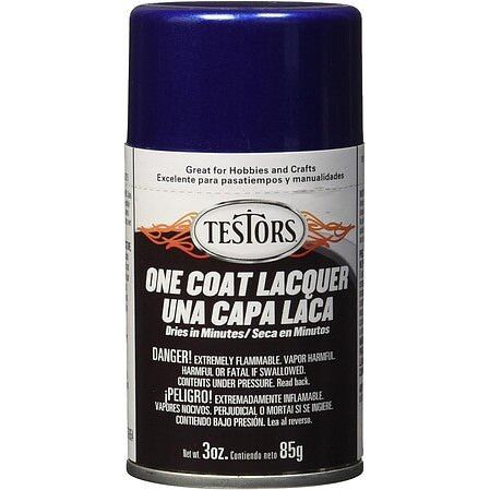 Testors TES1836MT De Ja Blue Laquer Spray Paint - Testors - ModelCars.com