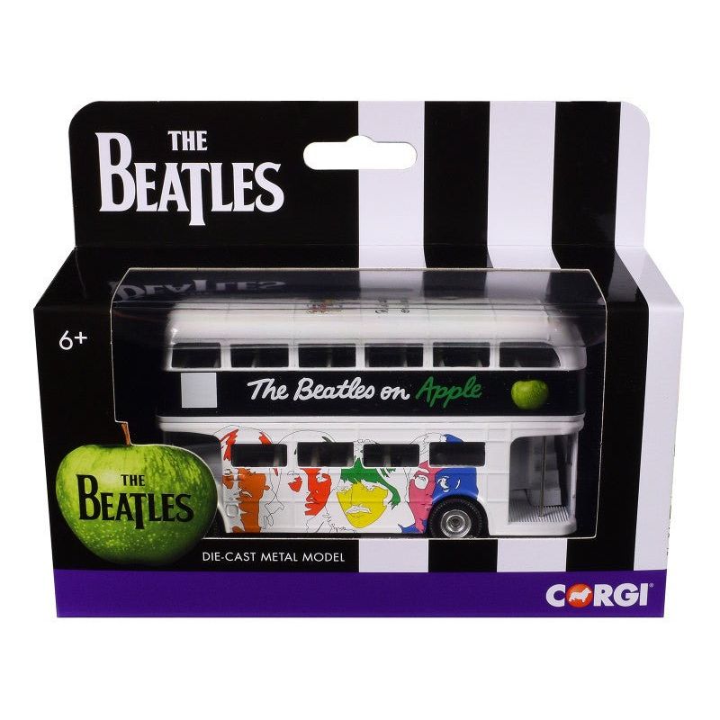 The Beatles London Double Decker Bus "The White Album" White Diecast Model Car by Corgi - Corgi - ModelCars.com