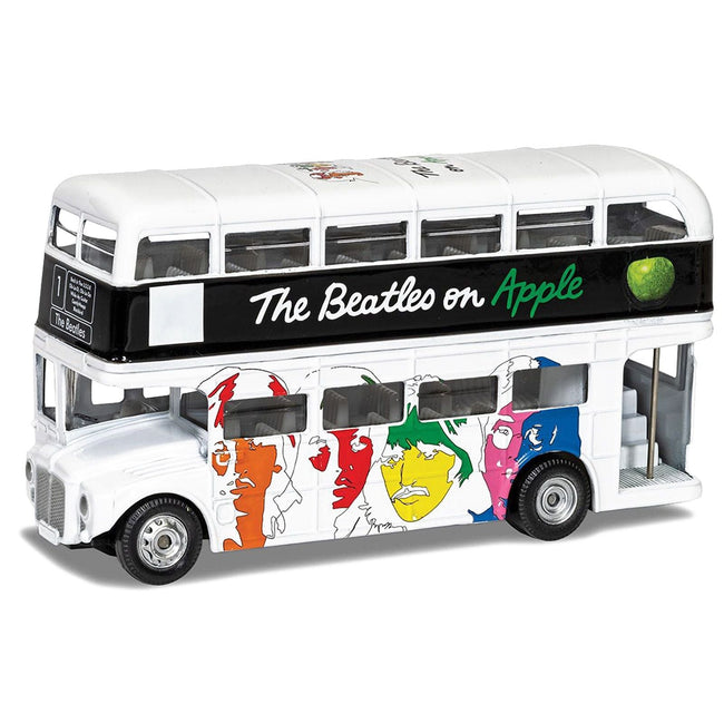 The Beatles London Double Decker Bus "The White Album" White Diecast Model Car by Corgi-Corgi-ModelCars.com