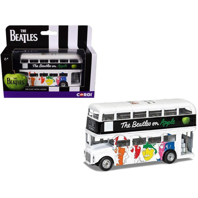 The Beatles London Double Decker Bus "The White Album" White Diecast Model Car by Corgi-Corgi-ModelCars.com