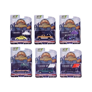"The Great Outdoors" Series 4 Set of 6 pieces 1/64 Diecast Model Cars by Greenlight