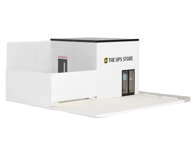 The UPS Store Diorama "Mechanic's Corner" for 1/64 Scale Models by Greenlight-Greenlight-ModelCars.com
