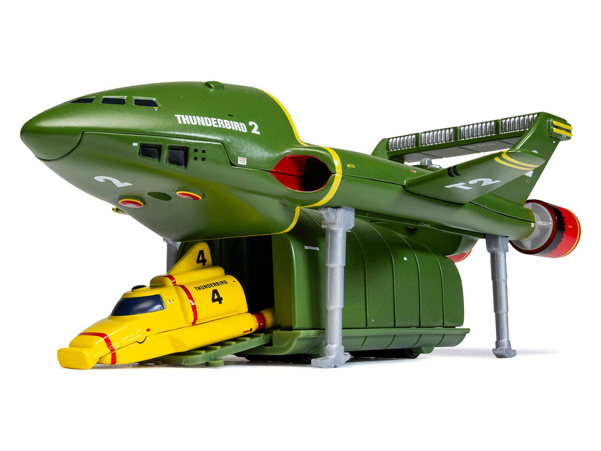 Thunderbird 2 Aircraft and Thunderbird 4 Submarine "Thunderbirds" (1965-1966) TV Series "F.A.B. Collection" Diecast Model by Corgi-Corgi-ModelCars.com