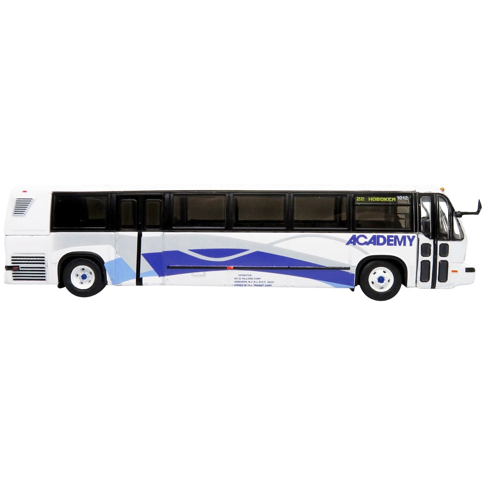 TMC RTS Transit Bus Academy Bus Lines "22 Hoboken" "Vintage Bus & Motorcoach Collection" 1/87 Diecast Model by Iconic Replicas - Iconic Replicas - ModelCars.com