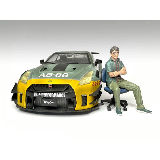 "Top Tuners" Figure #1 "Premium" Series for 1/24 Scale Models by American Diorama-American Diorama-ModelCars.com