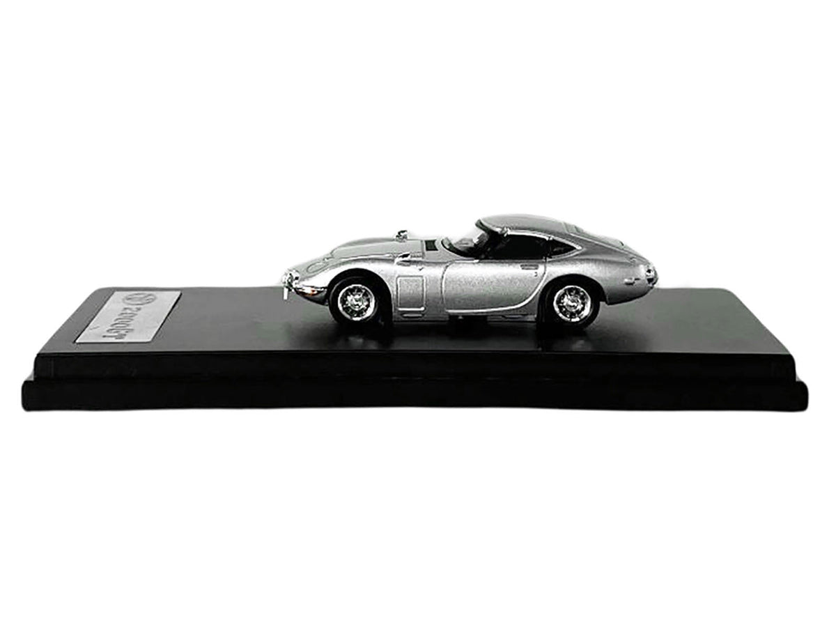 Toyota 2000GT RHD (Right Hand Drive) Silver Metallic 1/64 Diecast Model Car by LCD Models-LCD Models-ModelCars.com