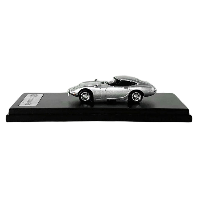 Toyota 2000GT RHD (Right Hand Drive) Silver Metallic 1/64 Diecast Model Car by LCD Models-LCD Models-ModelCars.com