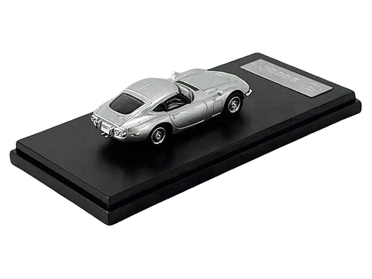 Toyota 2000GT RHD (Right Hand Drive) Silver Metallic 1/64 Diecast Model Car by LCD Models-LCD Models-ModelCars.com