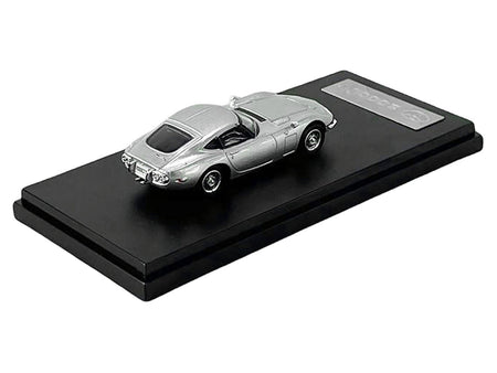 Toyota 2000GT RHD (Right Hand Drive) Silver Metallic 1/64 Diecast Model Car by LCD Models-LCD Models-ModelCars.com