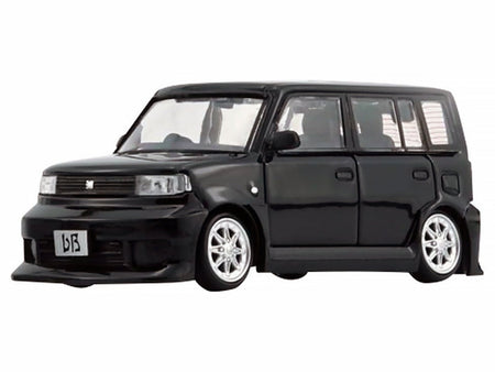 Toyota bB 2000 Van Black with Extra Accessories 1/64 Diecast Model Car by BM Creations-BM Creations-ModelCars.com
