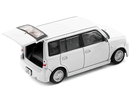 Toyota bB 2000 Van White with Extra Accessories 1/64 Diecast Model Car by BM Creations-BM Creations-ModelCars.com
