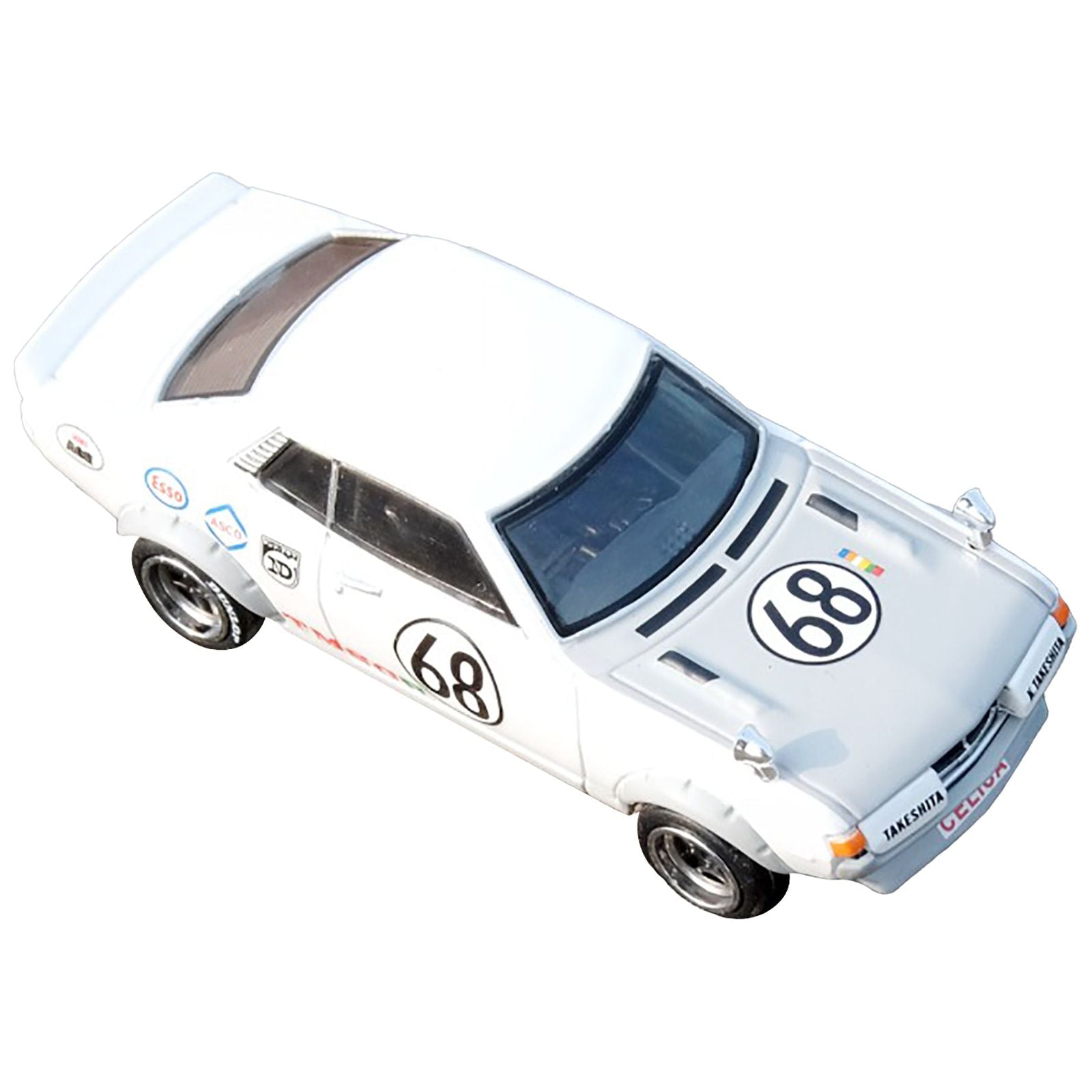 Toyota Celica 1600GT (TA22) 67 Nobuhide Tachi and Toyota Celica 1600GT (TA22) 68 Kenichi Takeshita RHD (Right Hand Drive) "Nippon Grand Prix" (1972) 2 piece Box Set Collection 1/64 Diecast Model Cars by Inno Models - Inno Models - ModelCars.com