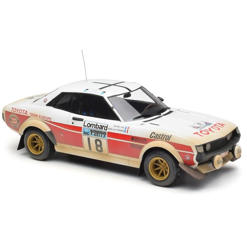 Toyota Celica 2000 GT (RA21) 18 Jean - Luc Therier - Michel Vial (Dirty Version) "RAC Rally" (1977) 1/18 Diecast Model Car by IXO Models - IXO - ModelCars.com