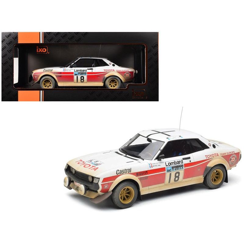 Toyota Celica 2000 GT (RA21) 18 Jean - Luc Therier - Michel Vial (Dirty Version) "RAC Rally" (1977) 1/18 Diecast Model Car by IXO Models - IXO - ModelCars.com