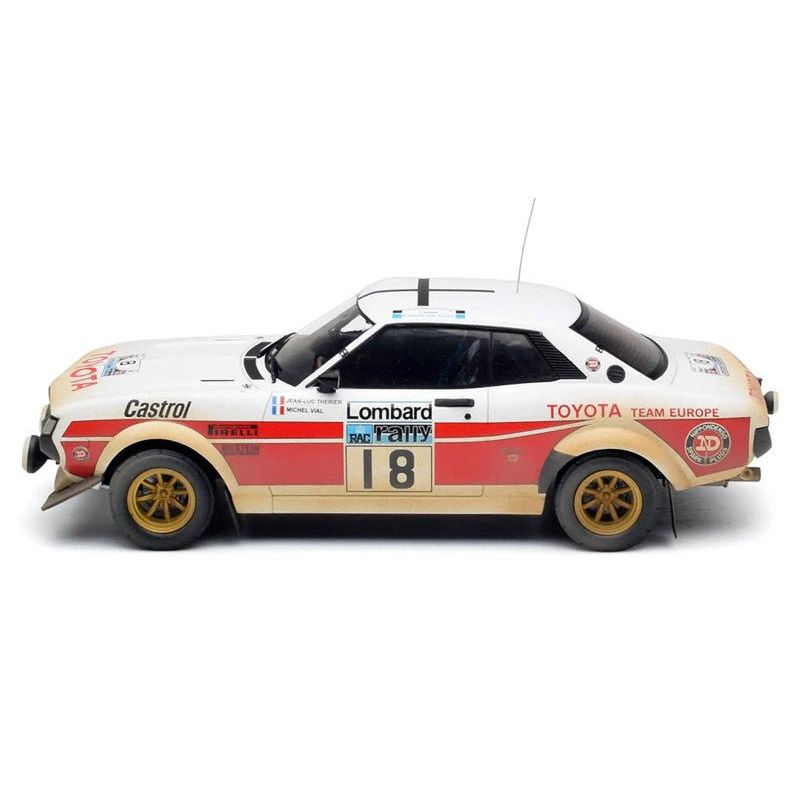 Toyota Celica 2000 GT (RA21) 18 Jean - Luc Therier - Michel Vial (Dirty Version) "RAC Rally" (1977) 1/18 Diecast Model Car by IXO Models - IXO - ModelCars.com