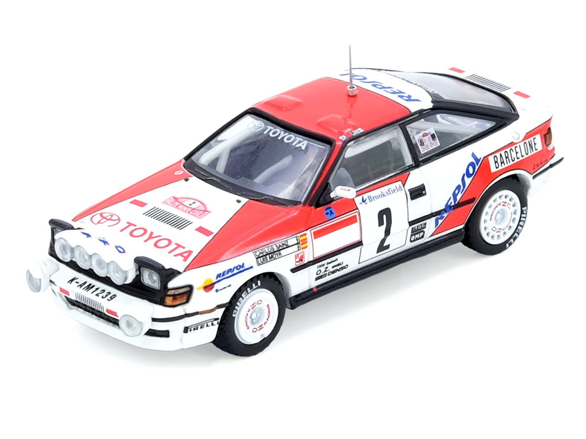 Toyota Celica GT-Four (ST165) 2 Carlos Sainz - Luis Moya Winner "Rally Monte Carlo" (1991) 1/64 Diecast Model Car by Inno Models-Inno Models-ModelCars.com