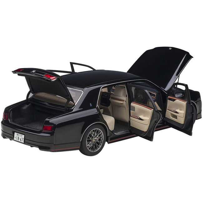 Toyota Century GRMN RHD (Right Hand Drive) Black 1/18 Model Car by Autoart - Autoart - ModelCars.com