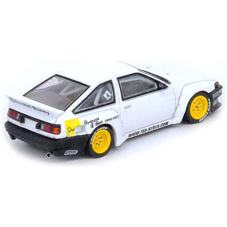 Toyota Corolla AE86 Trueno RHD (Right Hand Drive) White "Pandem/Rocket Bunny" 1/64 Diecast Model Car by Inno Models - Inno Models - ModelCars.com