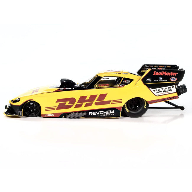 Toyota GR Supra NHRA Funny Car JR Todd "DHL" (2024) Limited Edition 1/24 Diecast Model by Auto World-Autoworld-ModelCars.com