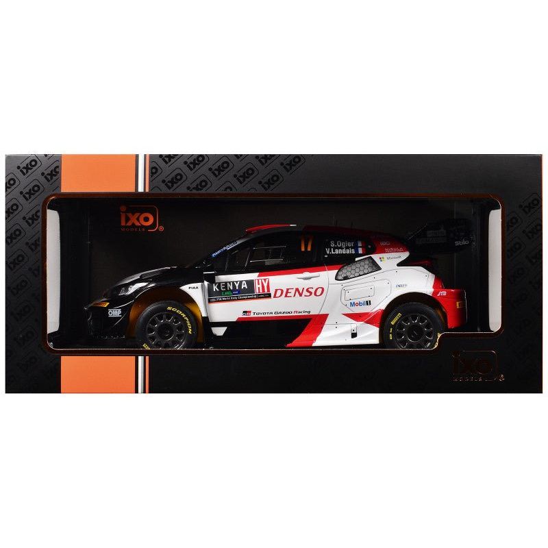 Toyota GR Yaris Rally1 Hybrid 17 Sebastien Ogier - Vincent Landais Winner "Safari Rally" (2023) 1/18 Diecast Model Car by IXO Models - IXO - ModelCars.com