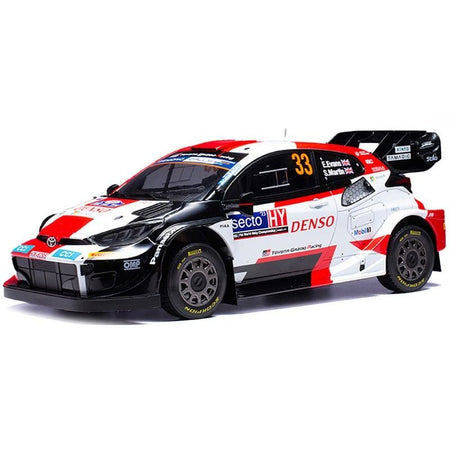 Toyota GR Yaris Rally1 Hybrid #33 Elfyn Evans - Scott Martin Winner "Rally Finland" (2023) 1/18 Diecast Model Car by IXO Models-IXO-ModelCars.com
