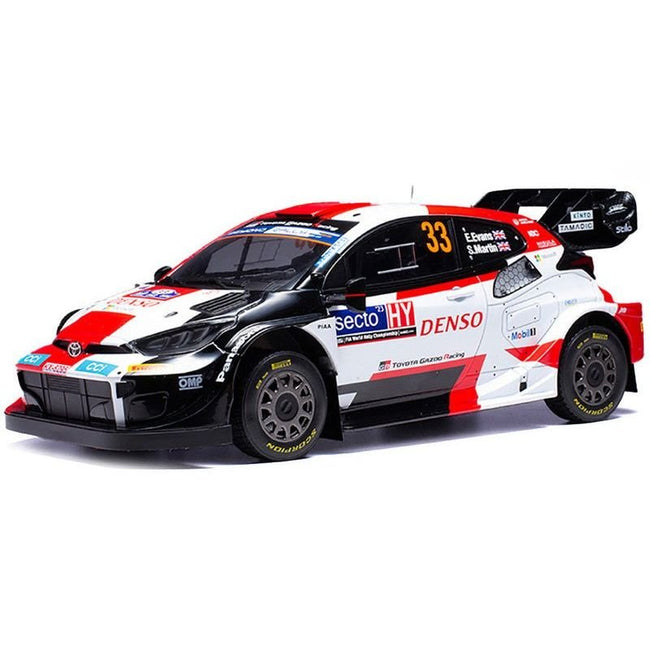 Toyota GR Yaris Rally1 Hybrid #33 Elfyn Evans - Scott Martin Winner "Rally Finland" (2023) 1/18 Diecast Model Car by IXO Models-IXO-ModelCars.com
