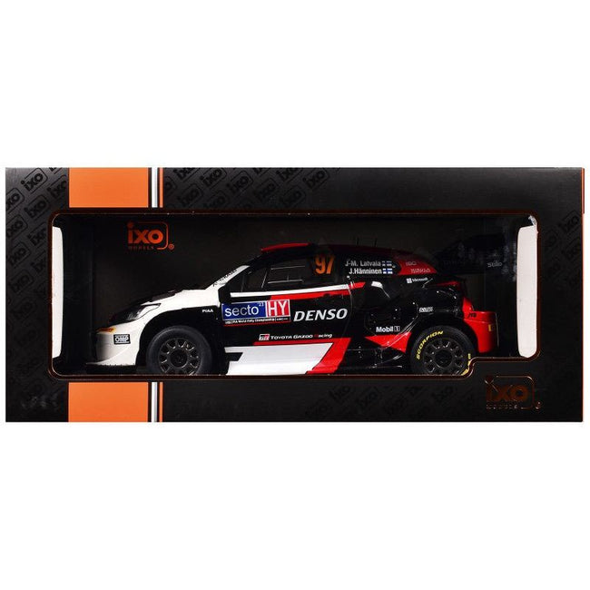 Toyota GR Yaris Rally1 Hybrid #97 Jari-Matti Latvala - Juho Hanninen "Rally Finland" (2023) 1/18 Diecast Model Car by IXO Models-IXO-ModelCars.com
