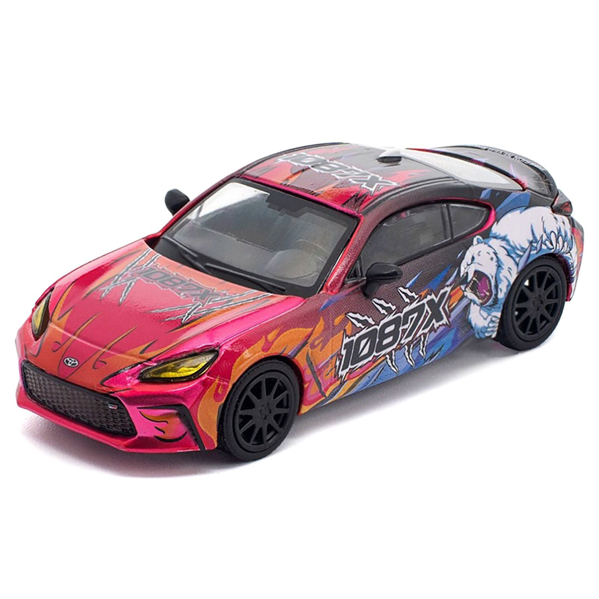 Toyota GR86 #823 1087X "Toyota GR86 Cup" (2025) 1/64 Diecast Model Car by Pop Race-Pop Race-ModelCars.com