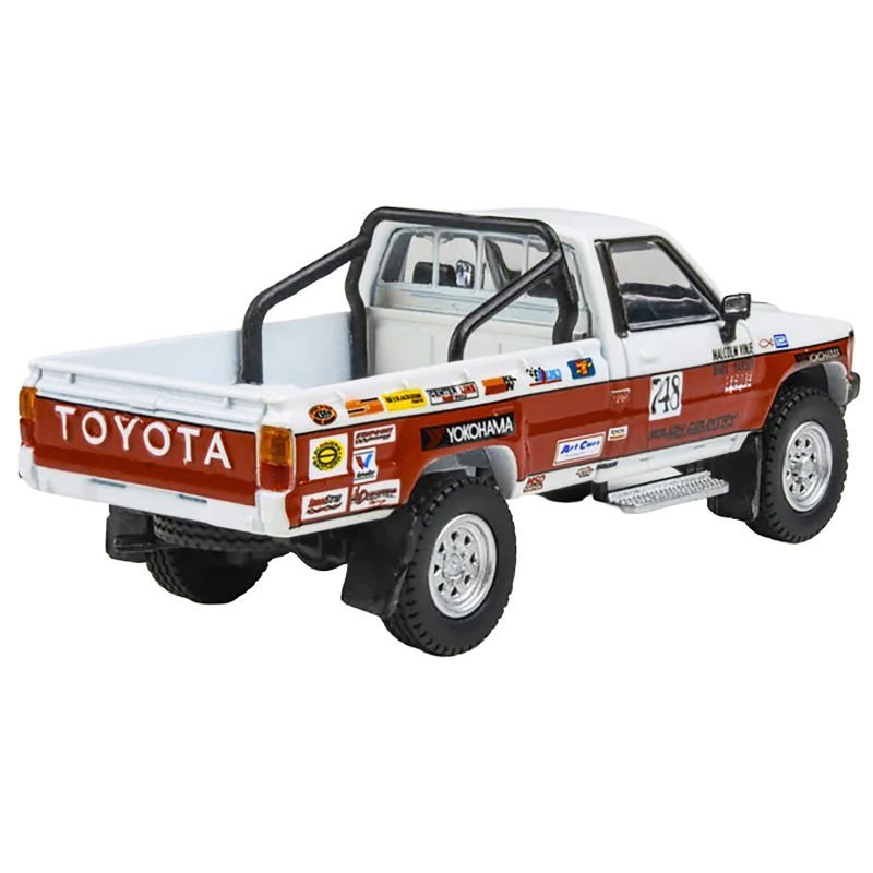 Toyota Hilux Pickup Truck #748 Malcolm Vinje - Mark Hansen "Mojave 250" (1987) 1/64 Diecast Model Car by Paragon Models-Paragon-ModelCars.com