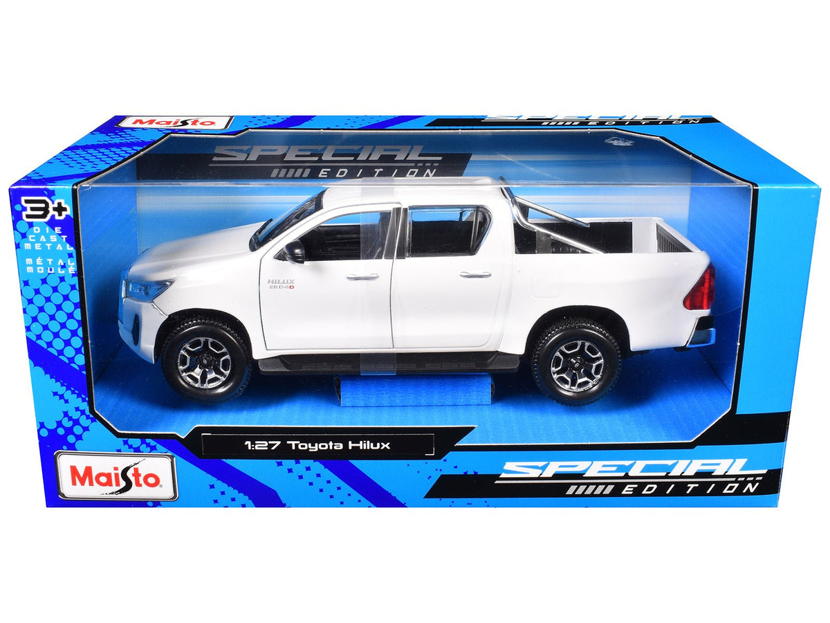 Toyota Hilux Pickup Truck White "Special Edition" Series 1/27 Diecast Model Car by Maisto-Maisto-ModelCars.com