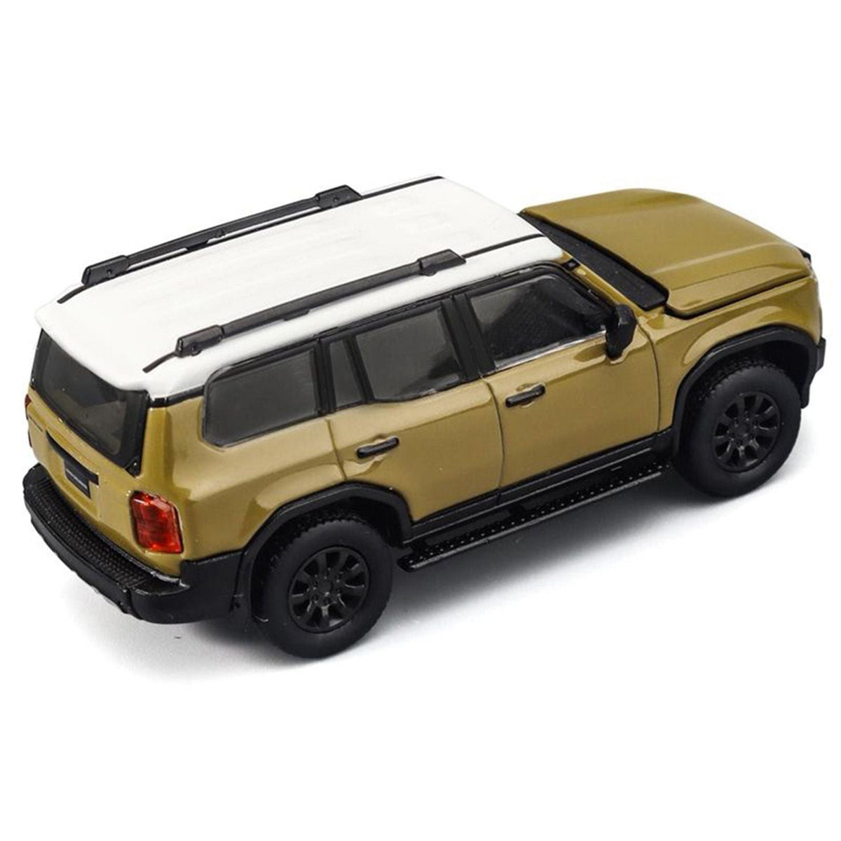 Toyota Land Cruiser 250 Sand with White Top 1/64 Diecast Model Car by Trends Hobby-Trends Hobby-ModelCars.com