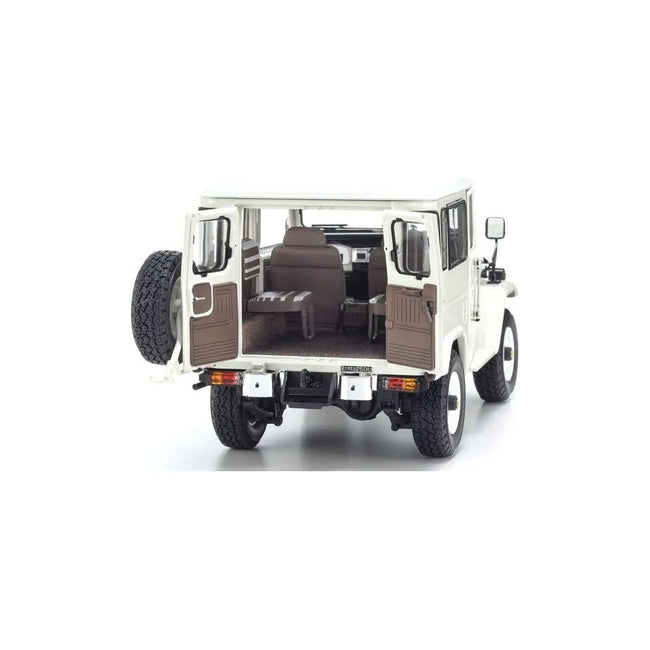 Toyota Land Cruiser 40 Van RHD (Right Hand Drive) White 1/18 Diecast Model Car by Kyosho-Kyosho-ModelCars.com
