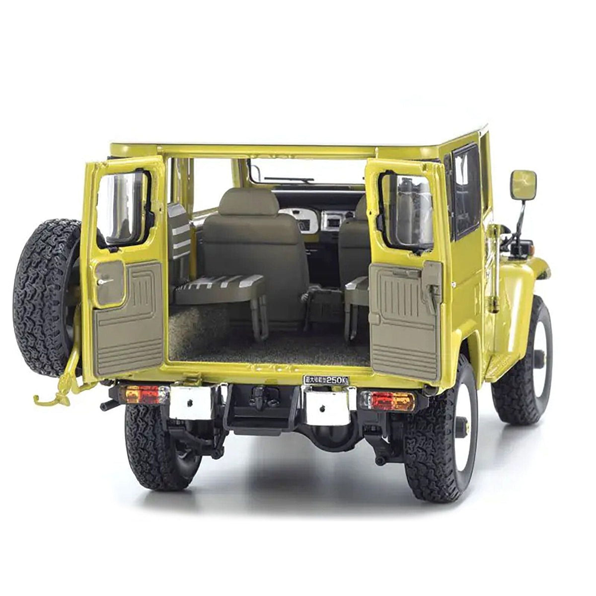 Toyota Land Cruiser 40 Van RHD (Right Hand Drive) Yellow 1/18 Diecast Model Car by Kyosho - Kyosho - ModelCars.com