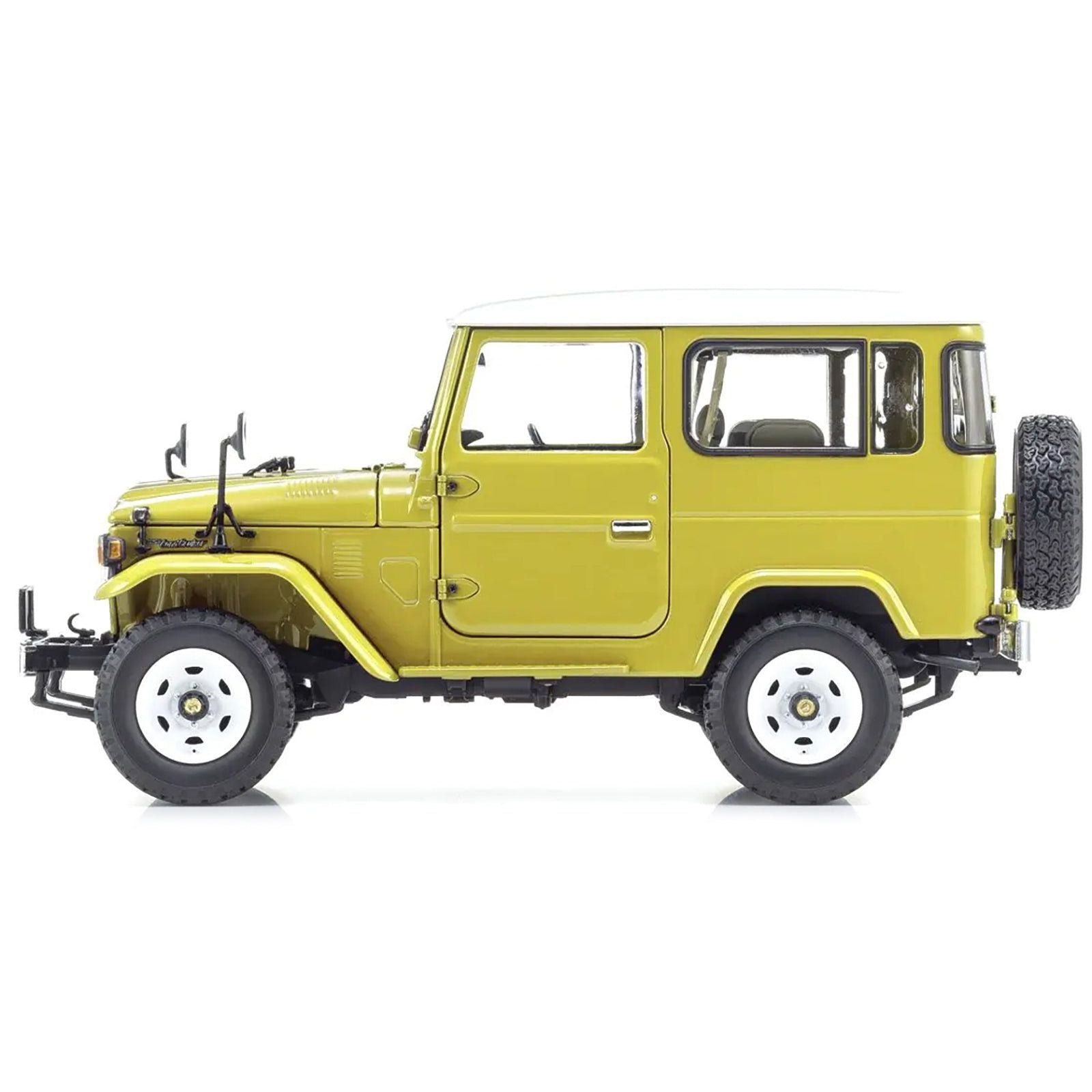 Toyota Land Cruiser 40 Van RHD (Right Hand Drive) Yellow 1/18 Diecast Model Car by Kyosho - Kyosho - ModelCars.com