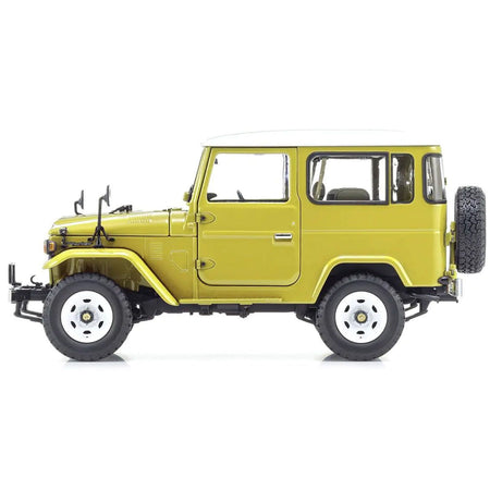 Toyota Land Cruiser 40 Van RHD (Right Hand Drive) Yellow 1/18 Diecast Model Car by Kyosho - Kyosho - ModelCars.com