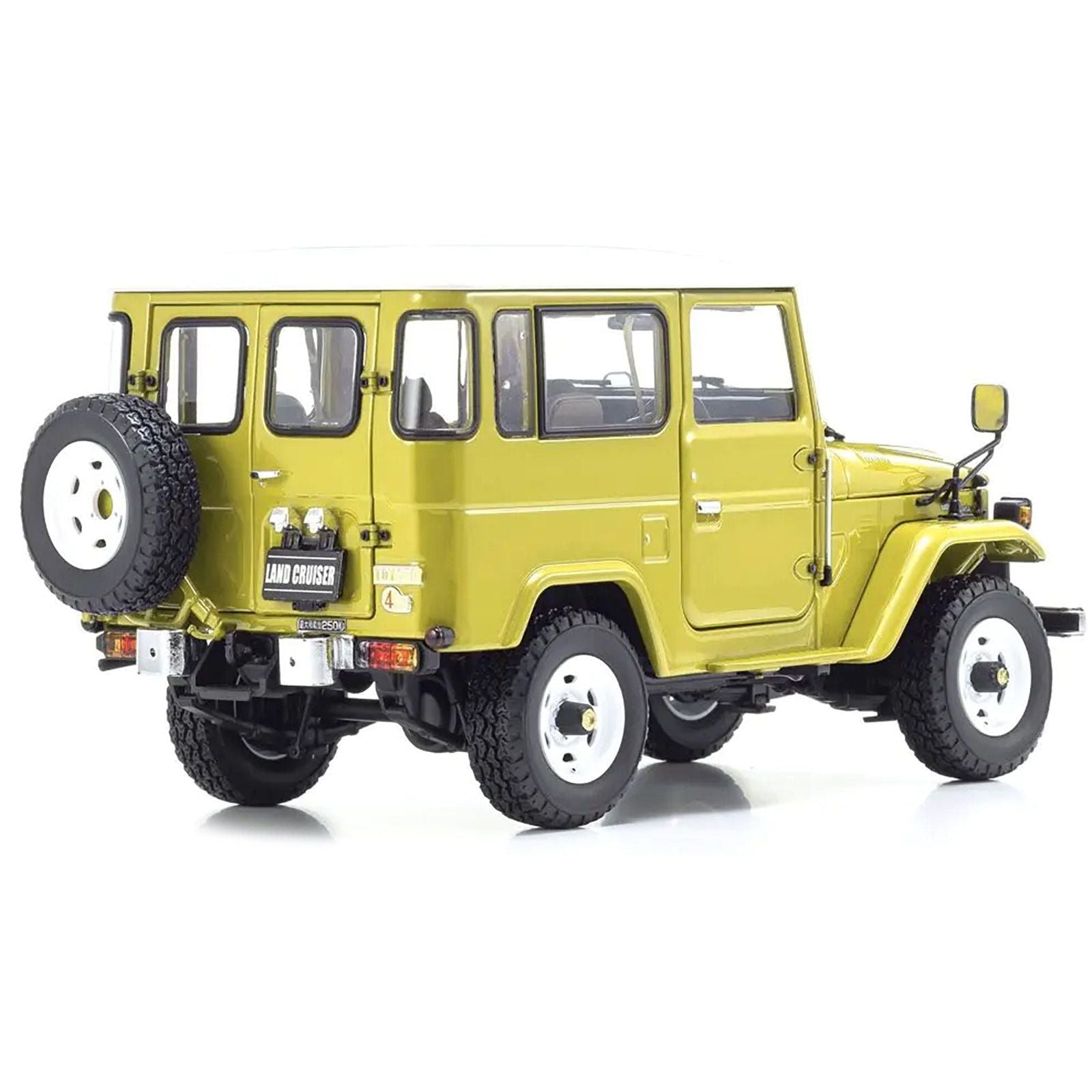 Toyota Land Cruiser 40 Van RHD (Right Hand Drive) Yellow 1/18 Diecast Model Car by Kyosho - Kyosho - ModelCars.com