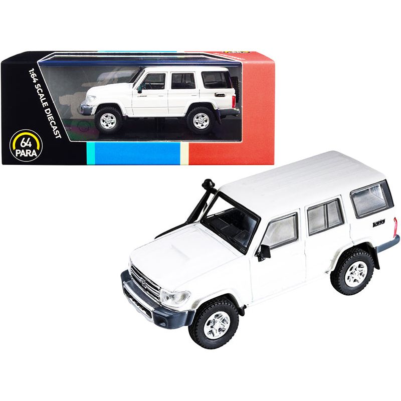 Toyota Land Cruiser 76 French Vanilla Pearl White 1/64 Diecast Model Car by Paragon - Paragon - ModelCars.com