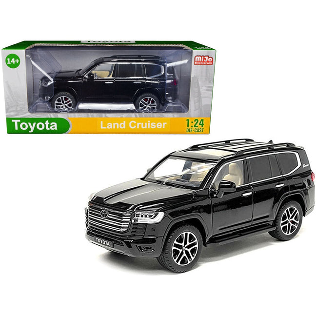 Toyota Land Cruiser Black Metallic 1/24 Diecast Model Car-Other-ModelCars.com