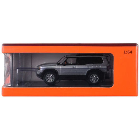 Toyota Land Cruiser Prado 250 Silver Metallic with White Top 1/64 Diecast Model Car by GCD - GCD - ModelCars.com