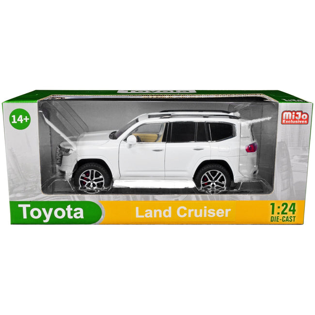 Toyota Land Cruiser White 1/24 Diecast Model Car-Other-ModelCars.com