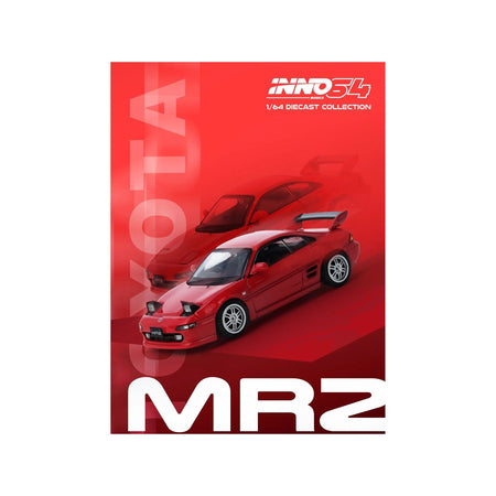 Toyota MR2 (SW20) RHD (Right Hand Drive) Red 1/64 Diecast Model Car by Inno Models-Inno Models-ModelCars.com