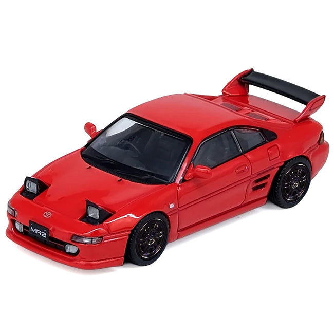 Toyota MR2 (SW20) RHD (Right Hand Drive) Red 1/64 Diecast Model Car by Inno Models-Inno Models-ModelCars.com