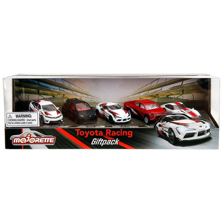 Toyota Racing Giftpack (2024) 5 piece Set 1/64 Diecast Model Cars by Majorette-Majorette-ModelCars.com