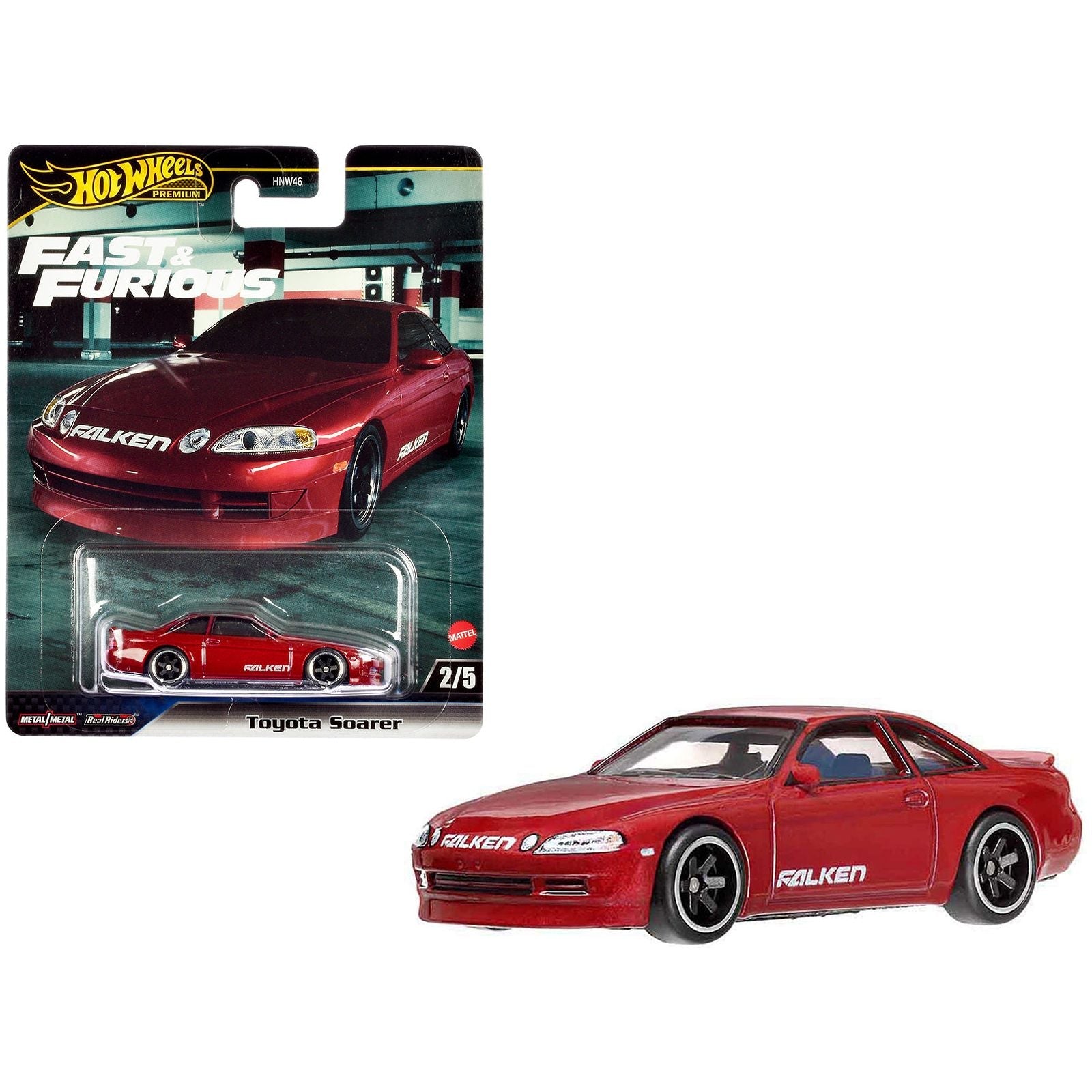 Toyota Soarer Z30 Red Metallic "Fast & Furious" Series Diecast Model Car by Hot Wheels - Hotwheels - ModelCars.com