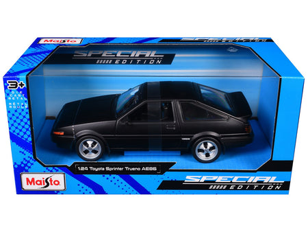 Toyota Sprinter Trueno AE86 RHD (Right Hand Drive) Matt Black "Special Edition" Series 1/24 Diecast Model Car by Maisto-Maisto-ModelCars.com