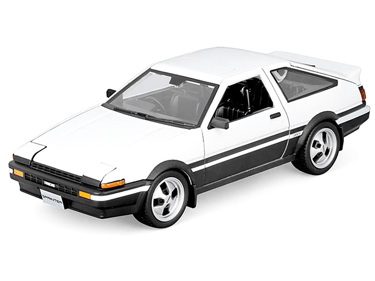 Toyota Sprinter Trueno AE86 RHD (Right Hand Drive) White with Black Stripes "Special Edition" Series 1/24 Diecast Model Car by Maisto-Maisto-ModelCars.com