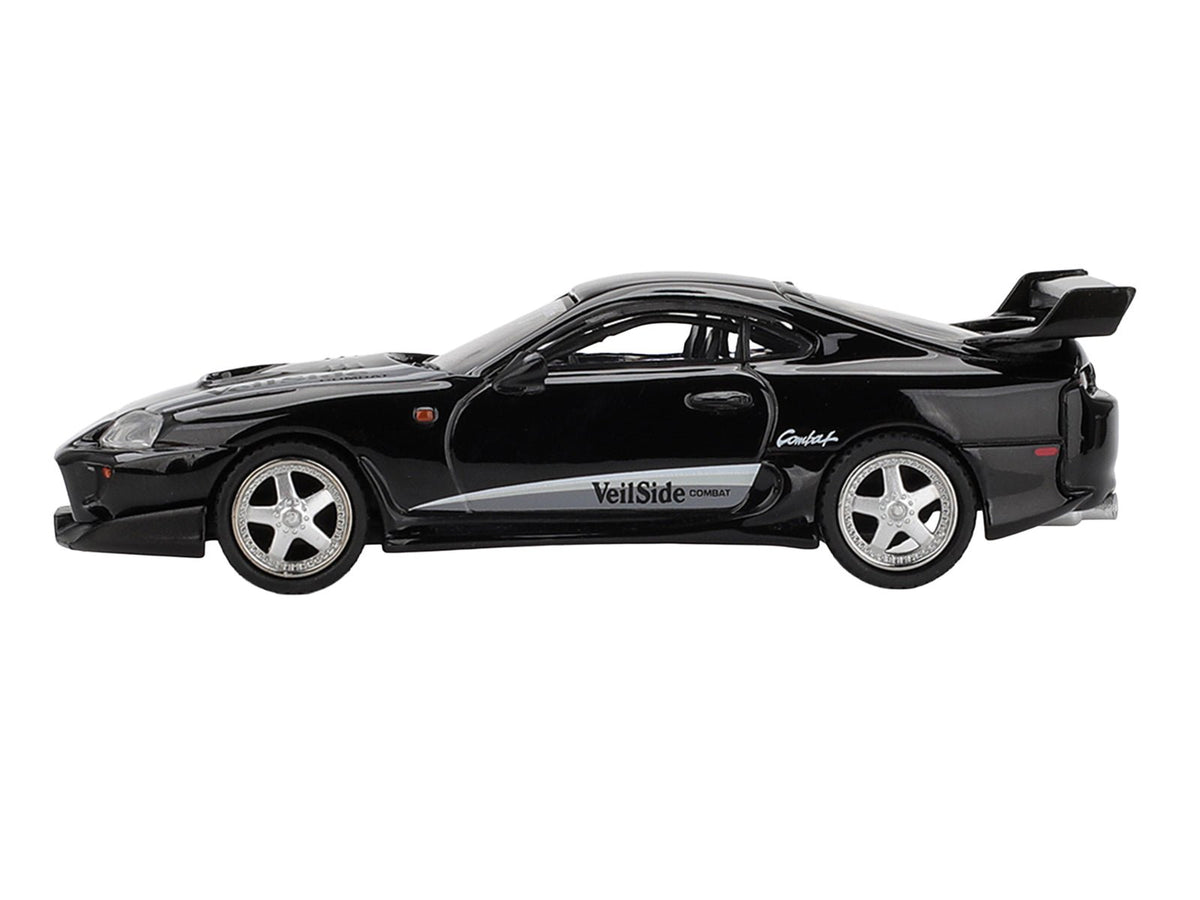 Toyota Supra "VeilSide Combat V-II" Black Limited Edition 1/64 Diecast Model Car by Mini GT-Mini GT-ModelCars.com